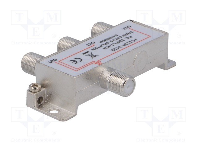 Spliters 1-3 TV signāla dalītajs uz 3 abonentiem