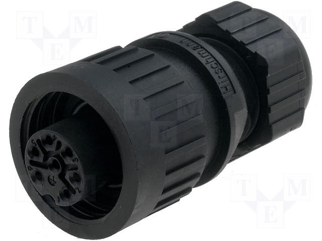 7Pin rūpņiecības savienotājs uz vadu "mama" dakša, 10A/250V, IP67, apaļš, serija CA