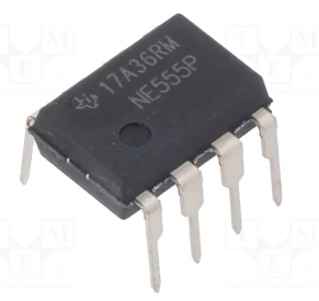 NE555P Mikroshēma, astable/monostable, timer, 4.5...16VDC, 500kHz, DIP8