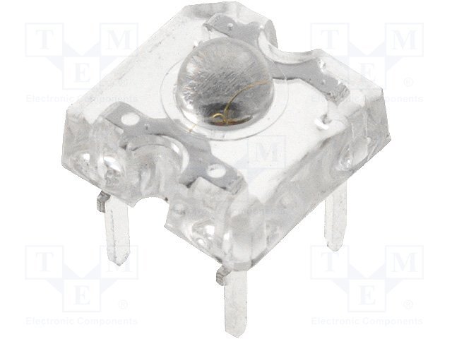 7x7mm, oranža, superflux, 2500...5000mcd, 60°, 1.8...2.6V/20mA, 600-610nm, gaismas diode