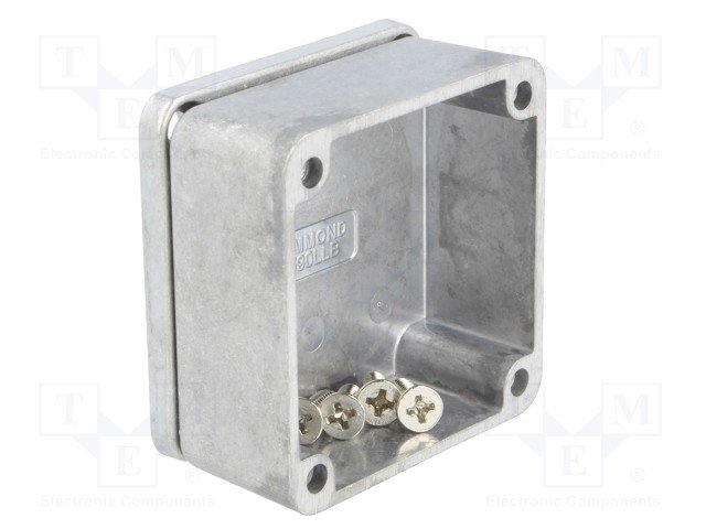 Alumīnja korpuss 50x50x21mm, IP54