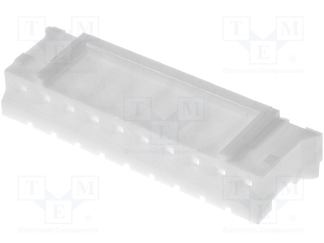 10pin, štekers/mama uz vadam, bez kontaktiem, solis=2.0mm, 100V/1A