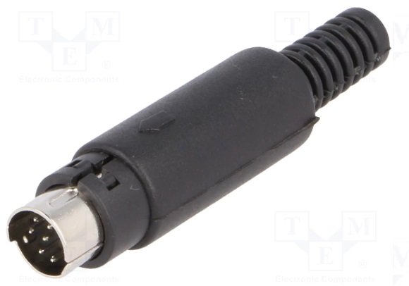 8PIN minidin štekers, uz vadu