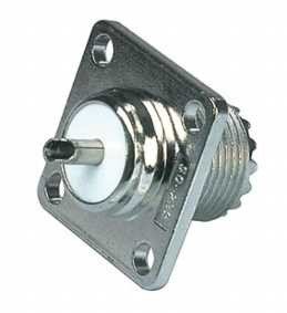 UHF ligzda uz šasijai, kvadrats 18x18mm