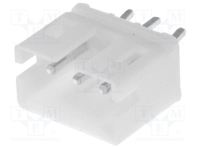 3pin, ligzda/papa, šasijai, solis=2.0mm, THT, 100V/1A