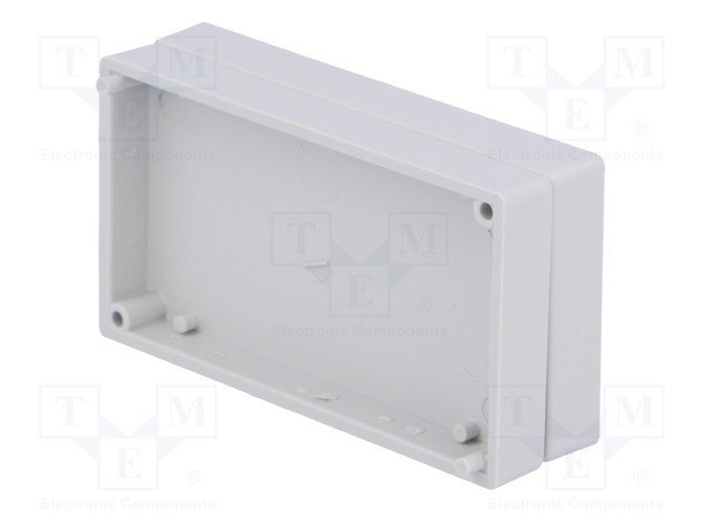 Plastmasas korpuss, 35x63x18mm, ABS, pelēkā krasa