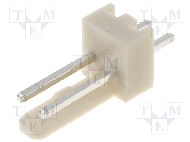 2pin, ligzda/papa, šasijai, solis=2.54mm, taisns, THT, 250V/3A, NS25