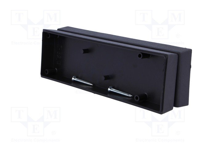 Plastmasas korpuss, 38x59x185mm, ABS, melnā krasa