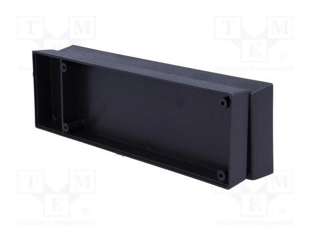 Plastmasas korpuss, 38x59x185mm, ABS, melnā krasa