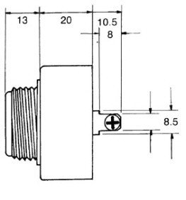 Zummers, 6-28V, 20mA, 2900Hz, 80dB, Ø43 x 29mm