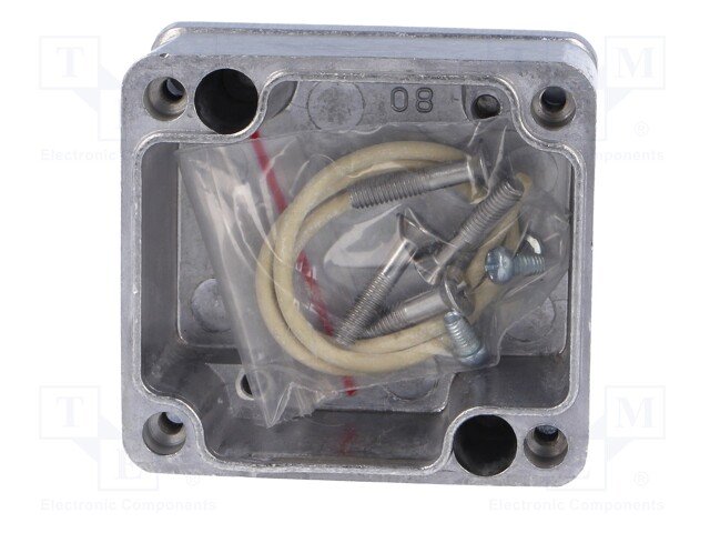 Alumīnja korpuss 64x58x35mm, IP65