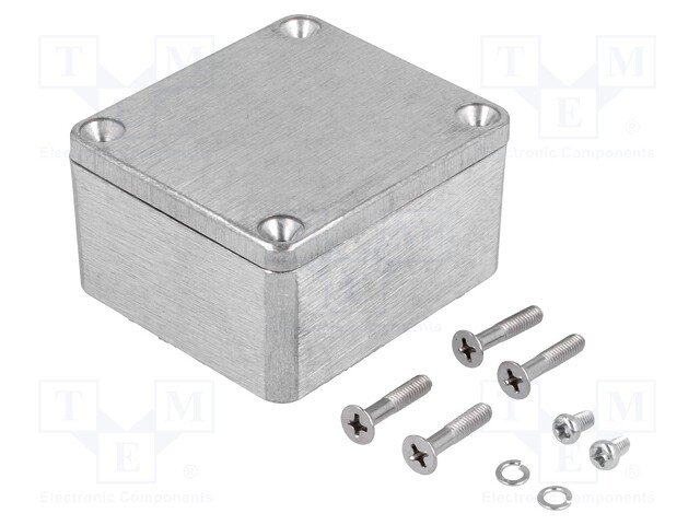 Alumīnja korpuss 64x58x35mm, IP65