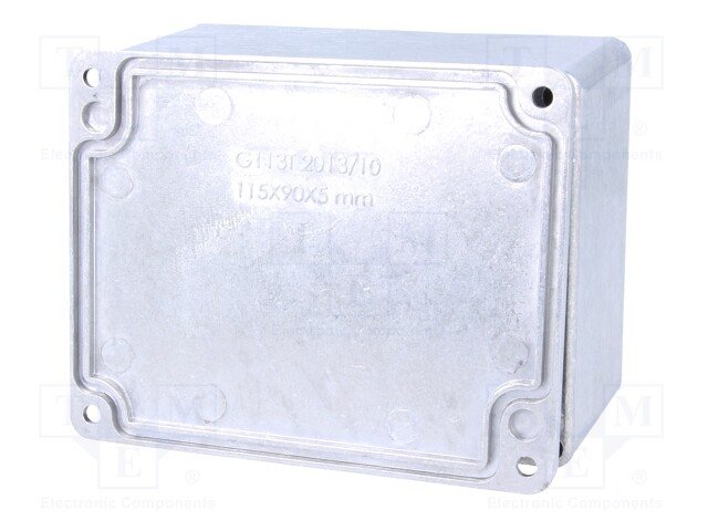 Alumīnja korpuss 115x90x55mm, IP65