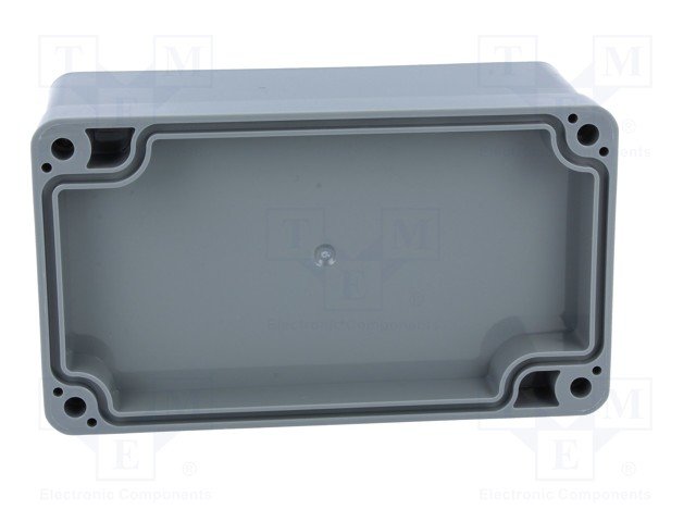 Plastmasas korpuss, 65x115x55mm, IP65, ABS, pelēkā krasa