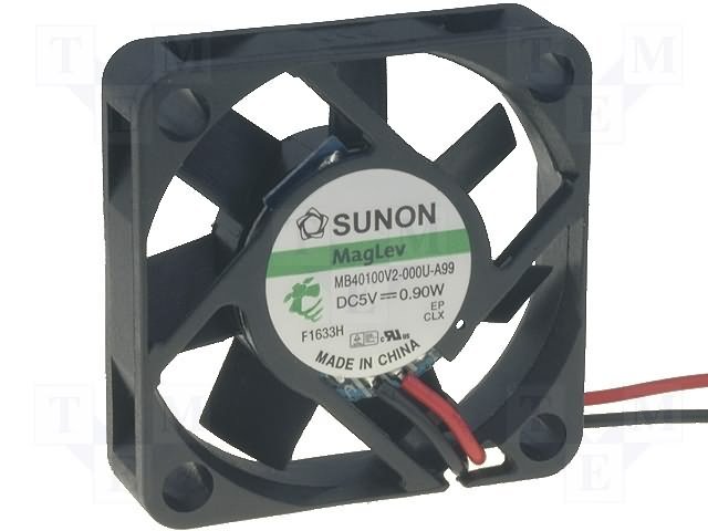 40x40x10mm, DC5V, MagLev, 11.89m3/h, 27dB, 5800rpm, 0.8W, Ventilator