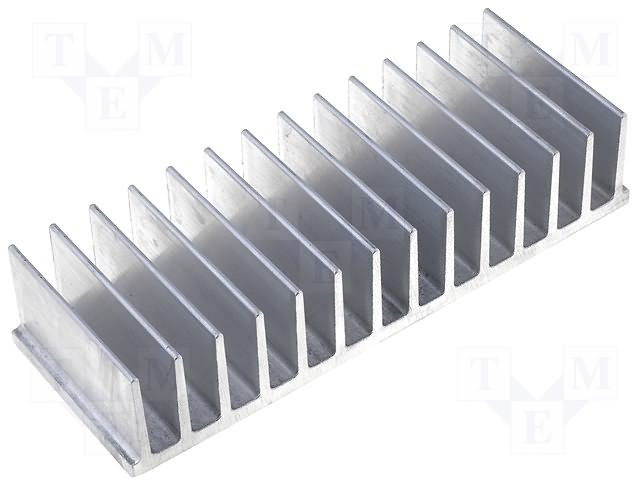 Radiators 165x60x35mm, aluminijs, sudraba krāsa