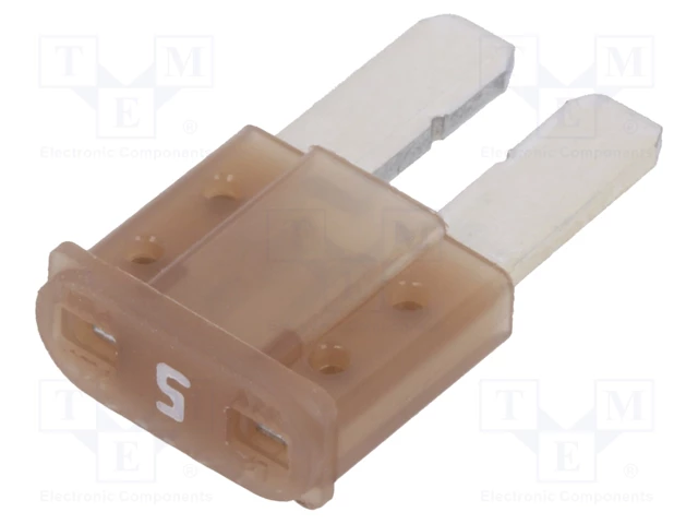 Drošinātājs auto, MICRO2, 5A, 32V, 9.1 x 15.3 x 3.8mm