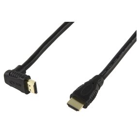 HDMI 19p štekers leņķisks/19p štekers, 2m
