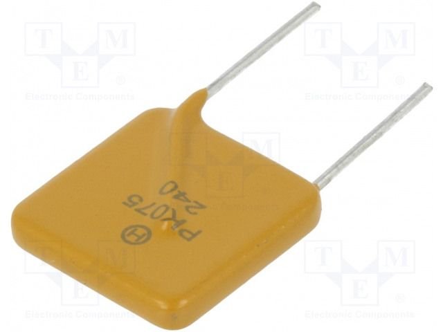 Drošinātājs patsatjaunojošas  PTC, 0.75A, 240VAC, 240VDC