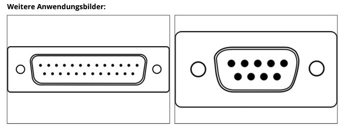 25pin štekers/9pin ligzda, vads, 3m