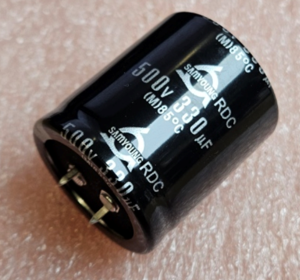 330/500V, 85C, Ø35x40mm, ±20%, Kondensators elektrolītisks, 2000h, Snap-in, SamYoung