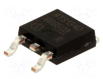 BTS134D SMD Mikroshēma Power Switch ICs - Power Distribution, SMART LW SIDE PWR 42V, 3.5A, TO-252