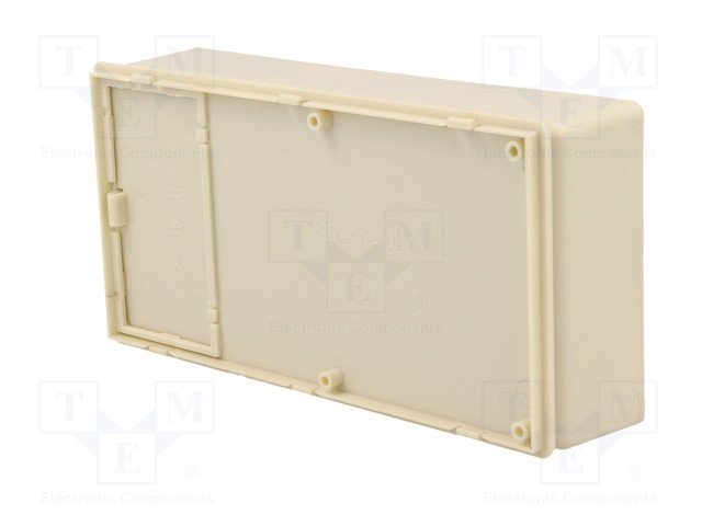 Plastmasas korpuss, 72x141x32mm, ABS, ar vāku baterijai, pelēkā krasa