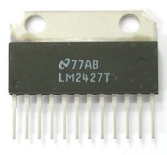 LM2427T Mikroshēma Triple 80 MHz CRT Driver, SIP12