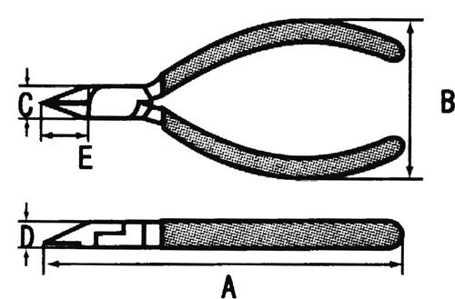 Asknaibles FUT.NSX-04, L=117mm, varu stieple max. 1.2mm, ENGINEER