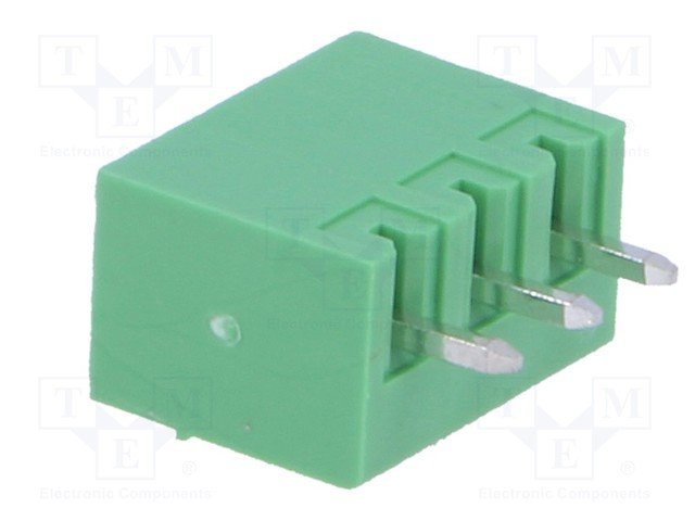 Terminal blocks PCB, štekers/ligzda, 3pin, 3.81mm, 7A