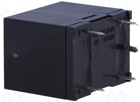 Relejs DC12V, SPDT, 10A/250VAC, 8A/30VDC, 360R(33.3mA), viens kontakts uz pārslēgšanu, 22.5x16.5x19mm, OMRON