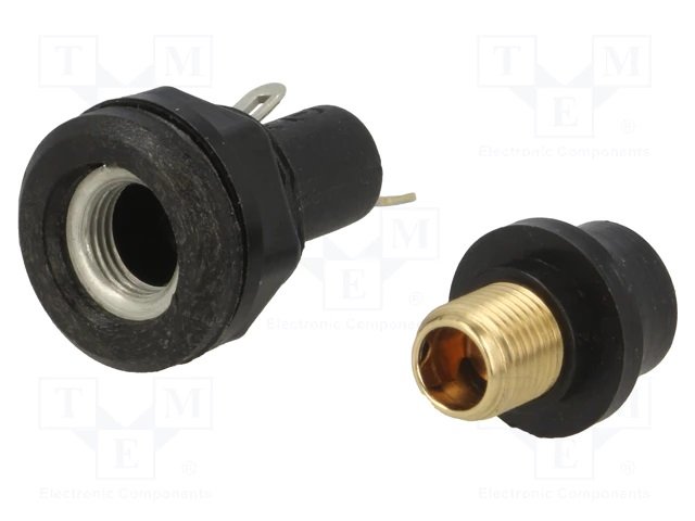 Drošinātāju turētājs 5x20mm, 10A, 250VAC, par paneļu