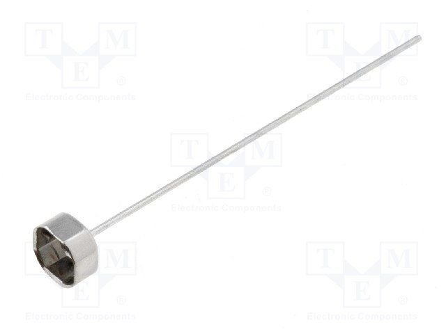 Drošinātāju turētājs 5x20, Imax=6.3A, 250VAC, uzgalis ar lokaniem izvadiem, 1gab.