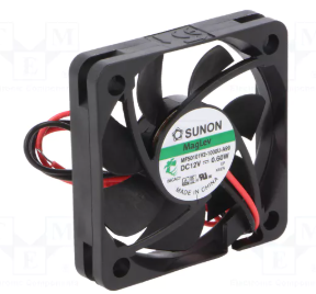 50x50x10mm, DC12V, MagLev, 18.59m3/h, 25.6dB, 4800rpm, 0.6W, Ventilators