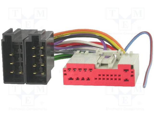 ZRS-118 štekers Ford Fiesta 2002->, Ford Fusion 2002->, Ford Mustang 2005->, Ford Ranger 1998->2006, Land Rover Freelander 2005-> auto savienotājvads