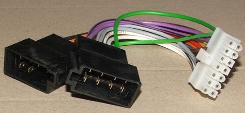 ZRS-27 štekers PIONEER KEH-M8000R=>ISO auto savienotājvads