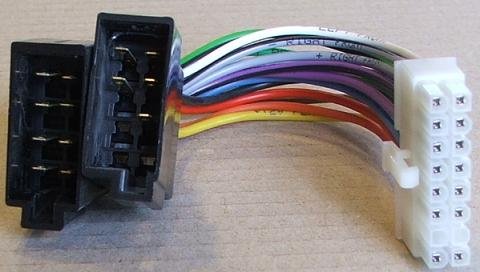 ZRS-33 štekers CLARION ARX-8170R=>ISO auto savienotājvads => ZRS-19