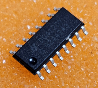 DG412DY SMD Mikroshma analog switch, SPST, Channels:4, -15...15VDC, SO16