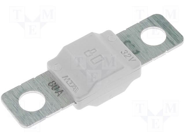 80A, 32V, 40x12x8.2mm, drošinātājs