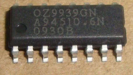 OZ9939GN Mikroshēma, SOP16