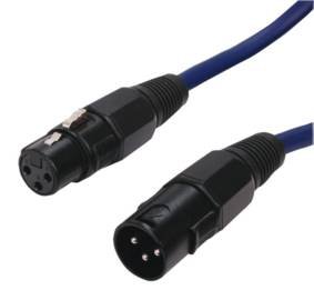 XLR 3pin ligzda/XLR 3pin štekers, vads, 8m, VENTION