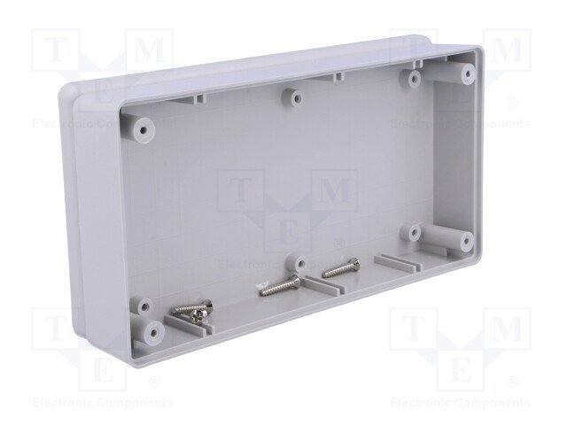 Plastmasas korpuss, 85x170x35mm, IP54, ABS, pelēkā krasa