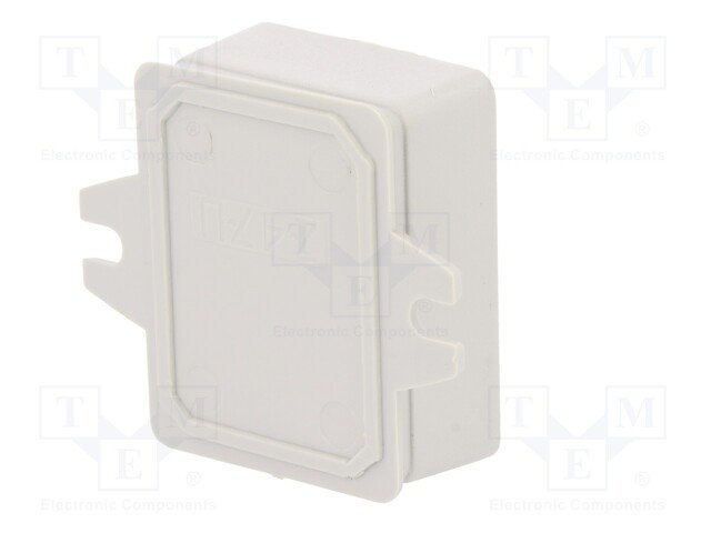 Plastmasas korpuss, 40x50x20mm, ABS, pelēkā krasa, ar piestiprinājumiem