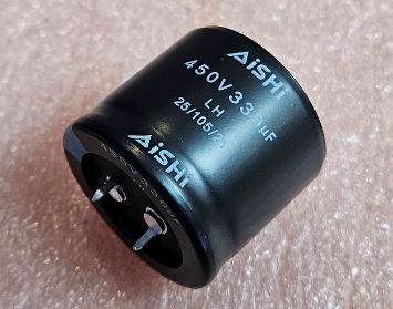 330/450V, 105C, Ø35x30mm, ±20%, Kondensators elektrolītisks, 2000h, SNAP-IN, AISHI