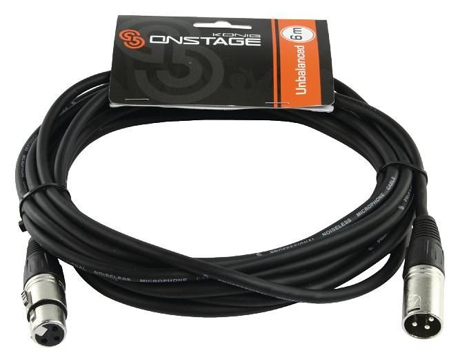 XLR 3pin ligzda/XLR 3pin štekers, vads, 5m, VENTION