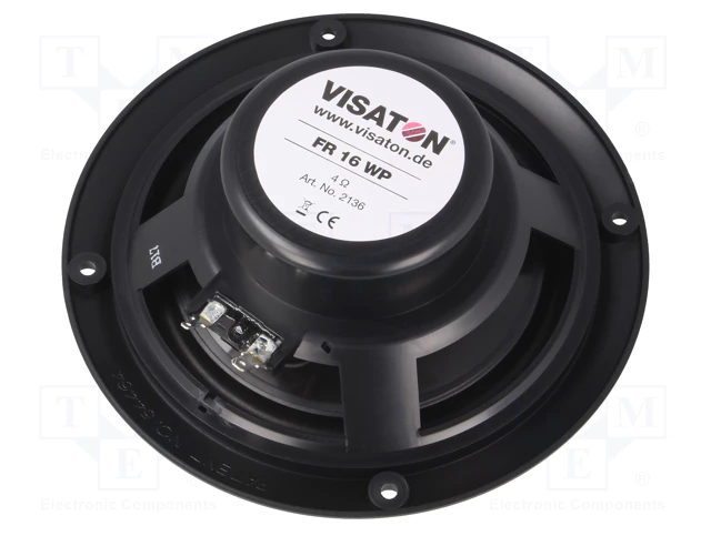 Skaļrunis 80W, 4R, 60÷15000Hz, 86dB, IP65, Ø180x67mm, mitrumizturīgs, Pēc iepriekšēja pasūtījuma