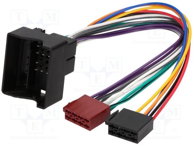 ZRS-AS-20B štekers BMW2001->, Land Rover, Rover =>ISO auto savienotājvads