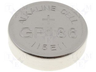 AG12, LR43, V301, 226, 280-01, SB-A8, SR1142, 186, alkaline baterija 11.6x3mm, 1.55V, 2g