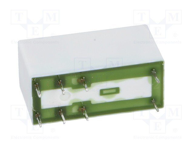 Relejs DC5V, DPDT, 2x8A/250VAC, 2x8A/24VDC, 60Ω(83mA), divi kontakti uz pārslēgšanu, 29x12.7x15.7mm, RELPOL