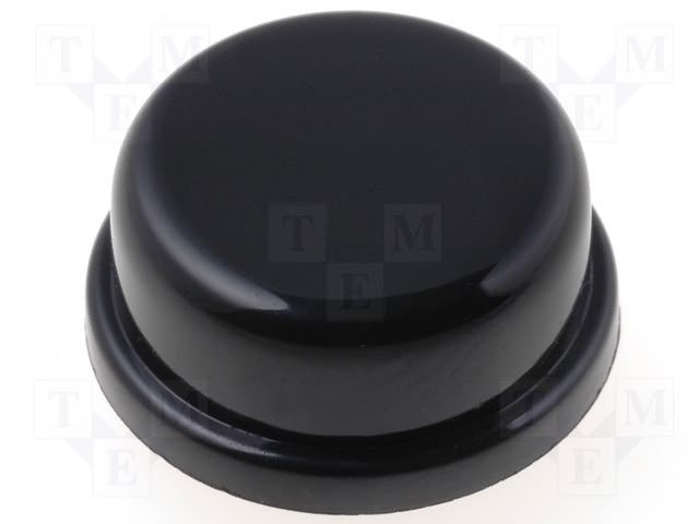 Cepurīte mikrosledzejam TACTS-24, D=13mm, melna krasa